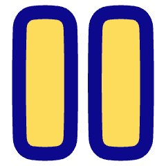 Button Pause 2 Icon from Plump Pop Set