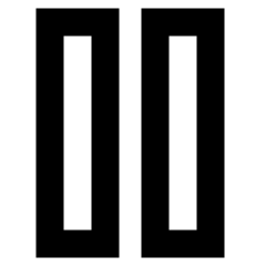 Button Pause 2 Icon from Sharp Remix Set