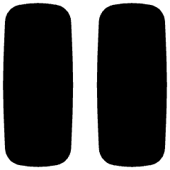 Button Pause 2 Icon from Flex Solid Set