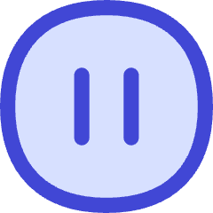 Button Pause Circle Icon from Flex Duo Set