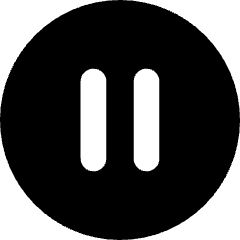Button Pause Circle Icon from Core Solid Set