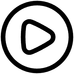 Button Play Circle Icon from Plump Line Set