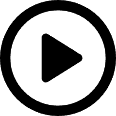 Button Play Circle Icon from Core Remix Set