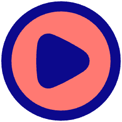 Button Play Circle Icon from Plump Pop Set