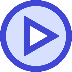 Button Play Circle Icon from Sharp Duo Set
