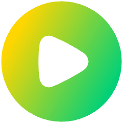 Button Play Circle Icon from Plump Gradient Set
