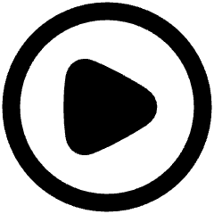 Button Play Circle Icon from Plump Remix Set