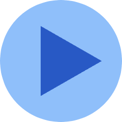 Button Play Circle Icon from Sharp Flat Set