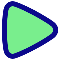 Button Play Icon from Plump Pop Set