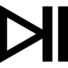 Button Play Pause Icon from Sharp Remix Set