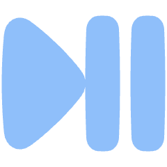 Button Play Pause Icon from Plump Flat Set