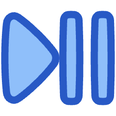 Button Play Pause Icon from Plump Duo Set