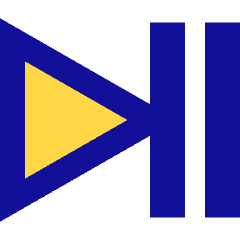 Button Play Pause Icon from Sharp Pop Set