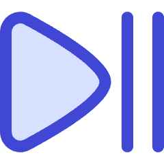 Button Play Pause Icon from Flex Duo Set