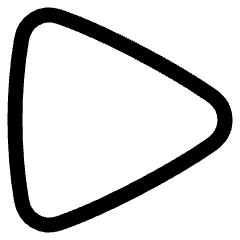 Button Play Icon from Plump Line Set