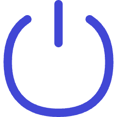 Button Power 1 Icon from Flex Duo Set