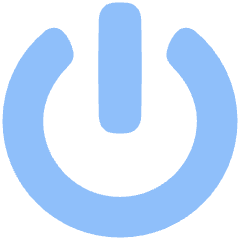 Button Power 1 Icon from Plump Flat Set