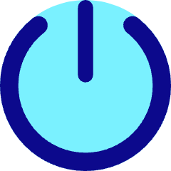 Button Power 1 Icon from Core Pop Set