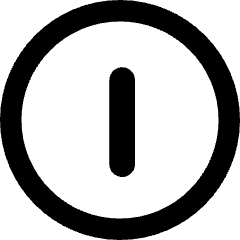 Button Power 2 Icon from Core Remix Set