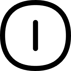 Button Power 2 Icon from Flex Line Set