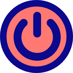 Button Power Circle 1 Icon from Core Pop Set