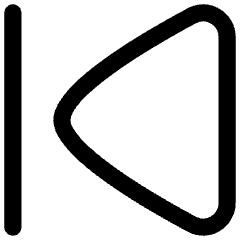 Button Previous Icon from Flex Line Set