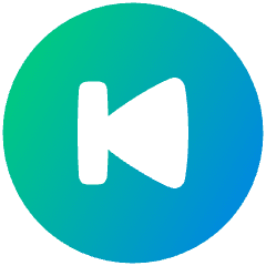 Button Previous Circle Icon from Plump Gradient Set