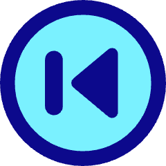 Button Previous Circle Icon from Core Pop Set