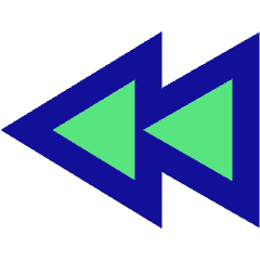 Button Rewind 1 Icon from Sharp Pop Set