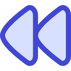 Button Rewind 1 Icon from Flex Duo Set