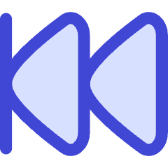 Button Rewind 2 Icon from Flex Duo Set