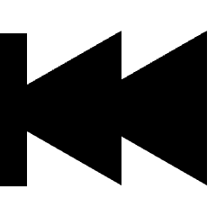 Button Rewind 2 Icon from Sharp Solid Set