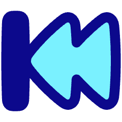 Button Rewind 2 Icon from Plump Pop Set