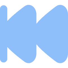 Button Rewind 2 Icon from Flex Flat Set