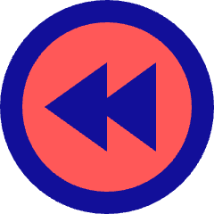 Button Rewind Circle 1 Icon from Sharp Pop Set