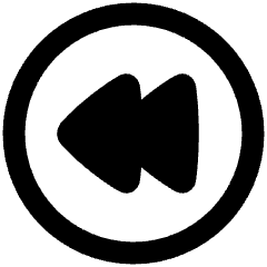 Button Rewind Circle 1 Icon from Plump Remix Set