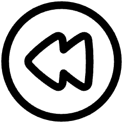 Button Rewind Circle 1 Icon from Plump Line Set