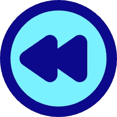 Button Rewind Circle 1 Icon from Core Pop Set