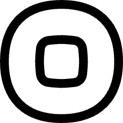 Button Stop Circle Icon from Flex Line Set