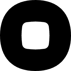 Button Stop Circle Icon from Flex Solid Set