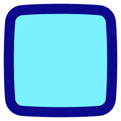 Button Stop Icon from Plump Pop Set