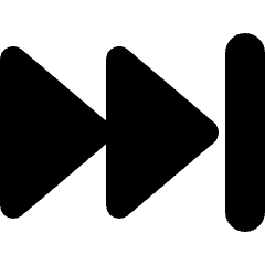 Fast Forward 2 Icon from Micro Solid Set