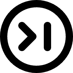 Next Circle Icon from Micro Line Set