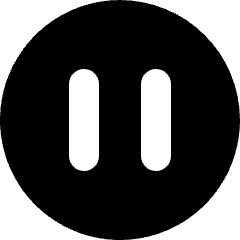 Pause Circle Icon from Micro Solid Set