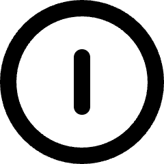 Power 2 Icon from Micro Line Set