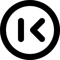 Previous Circle Icon from Micro Line Set