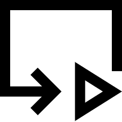 Replay From Beginning Icon from Sharp Line Set