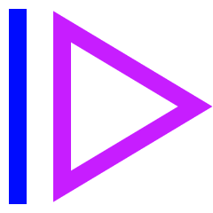 Resume Icon from Sharp Neon Set