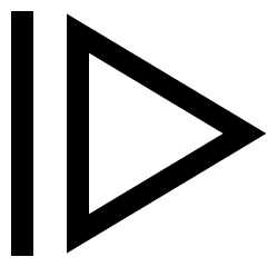 Resume Icon from Sharp Line Set