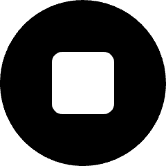 Stop Circle Icon from Micro Solid Set